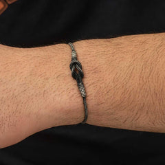 Silver Kazaziye Knot Bracelet