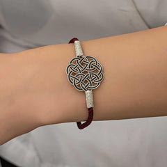 Bracelet tricoté Kazaziye en argent