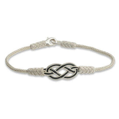 Silver Kazaziye Knit Bracelet
