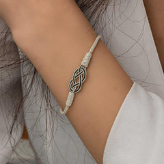 Silver Kazaziye Knit Bracelet