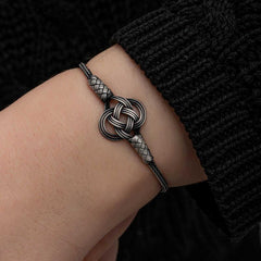 Silver Kazaziye Knit Bracelet