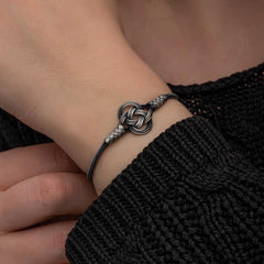 Silver Kazaziye Knit Bracelet