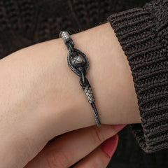 Silver Kazaziye Knit Bracelet