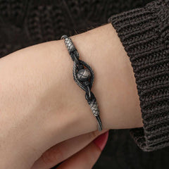 Silver Kazaziye Knit Bracelet