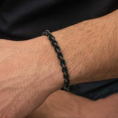 Bracelet tricoté Kazaziye en argent