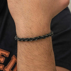 Bracelet tricoté Kazaziye en argent