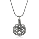 Silver Kazaziye Knit Women's Necklace