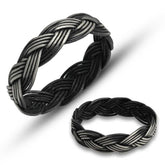 Silver Kazaziye Knit Ring