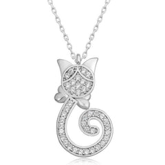 Silver Catwoman Necklace