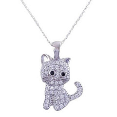Silver Catwoman Necklace
