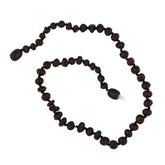 Collier de dents en ambre pour bébé