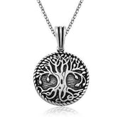 Silver Rooted Tree of Life Necklace