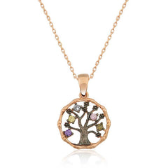 Silver Small Tree of Life Women's Necklace