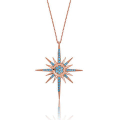 Silver Polar Star Women's Necklace