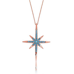 Silver Pole Star Women's Necklace