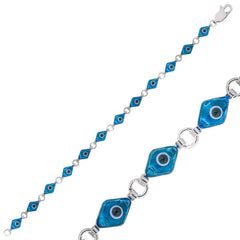 Silver Evil Eye Women's Bracelet