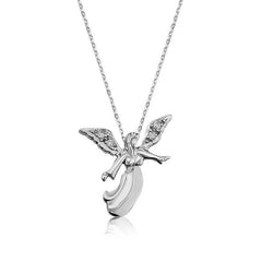 Silver Angel Women's Necklace