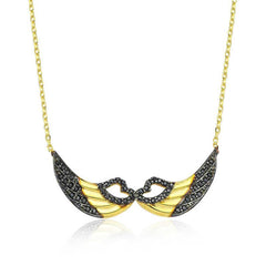 Silver Angel Wing Women's Necklace