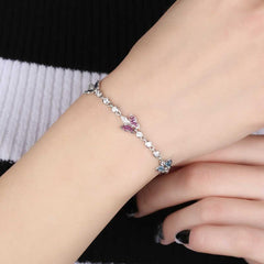 Silver Butterfly Women's Bracelet