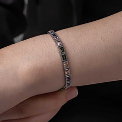 Silver Mix Stone Waterway Women's Bracelet