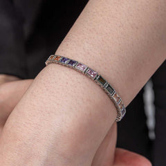 Silver Mix Stone Waterway Women's Bracelet