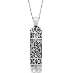 Silver Nal-i Şerif Cevşen Prayer Necklace