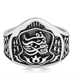 Silver Nali Serif Thumb Ring for Men