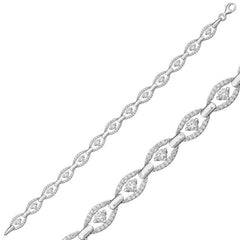 Silver Oval Waterway Women's Bracelet