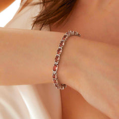 Silver Oval Zultanite Stone Women's Bracelet