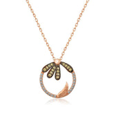 Silver Daisy "Loves" Necklace