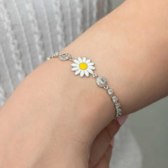 Silver Daisy Waterway Women's Bracelet