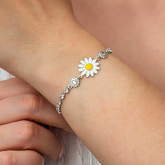 Silver Daisy Waterway Women's Bracelet