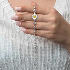 Silver Daisy Waterway Women's Bracelet