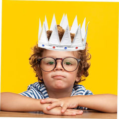 NessiWorld SilverColorEvaSoftKingRoyalCrownAdultChildCompatible55cm