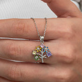 Silver Color Tree of Life Women's Necklace