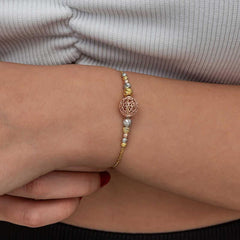 Silver Colored Ball Dorika Women's Bracelet