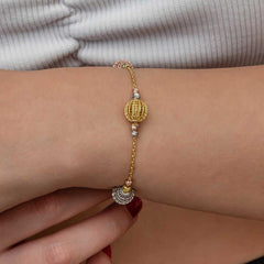 Silver Colored Ball Dorika Women's Bracelet