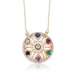 Silver Flower of Life Women's Necklace