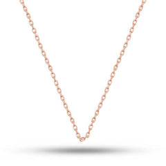 Gümüş Rose 0.30 Mikron 50 Cm Forse Kadın Zincir