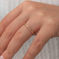 Silver Rose Ajda Women's Ring