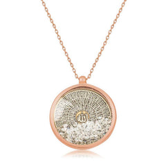 Silver Rose Esmaul Husna Women's Necklace