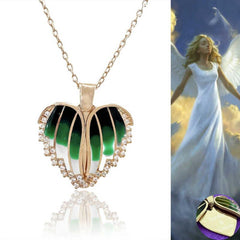 Silver Rose Heart Name Necklace for Women