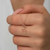 Silver Rose Catwoman Necklace