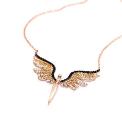 Silver Rose Michael Angel Women's Necklace