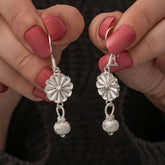 Silver Dangling Trabzon Kazaz Women's Earrings