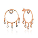 Silver Hoop Women's Earring