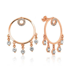 Silver Hoop Women's Earring