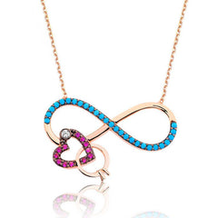 Silver Infinite Love Women's Necklace