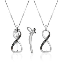 Silver Infinity Love Women's Necklace