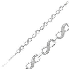 Silver Infinity Women's Bracelet